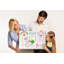 Wall Mounted cork board with print home decor message pin boards home office bulletin board ideas Happy papers