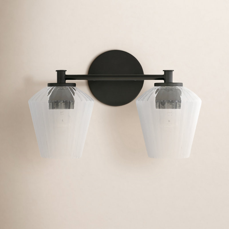 Depner 2 - Light Dimmable Vanity Light, Matte Black