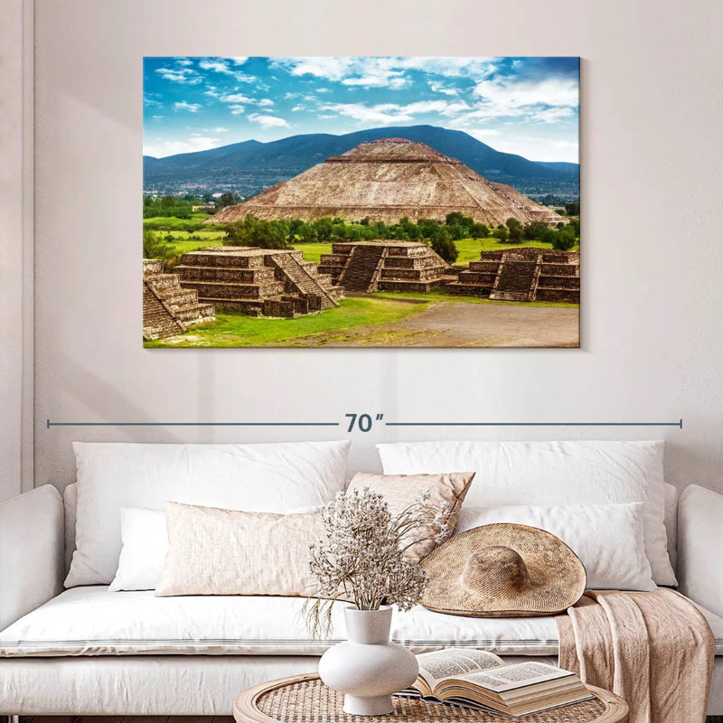 Aztec Pyramid, 32" H x 48" W