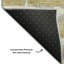 Tapis doré Prisco lavable à la machine de qualité supérieure-1349802026