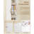 Tall Narrow Bookshelf 8 Tiers, Compact Corner Bookcase, Easy to Match for Living Room, Office, Study, Bedroom, White