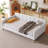 Upholstered Daybed with 4 Support Legs-987097017-987096998