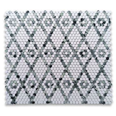10" x 11" Marble Mosaic Wall & Floor Tile