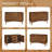 Mid-Century Modern Sideboard With 2 Doors & 3 Drawers, 47.3" Walnut Buffet Storage Cabinet For Dining Room, Living Room And Kitchen