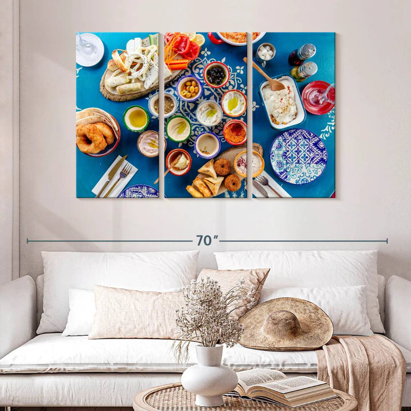Yarlin Turkish Feast, 32" H x 50" W