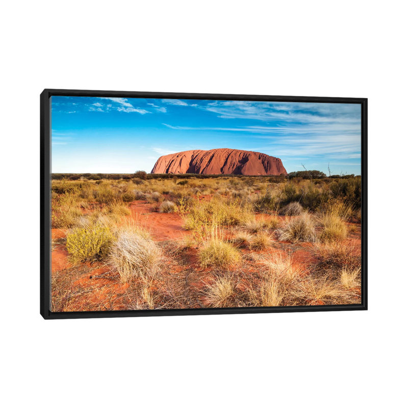 « mighty uluru, australia » par matteo colombo, impression sur toile, H 18 po x l 26 po x P 1,5 po, Pas de tapis