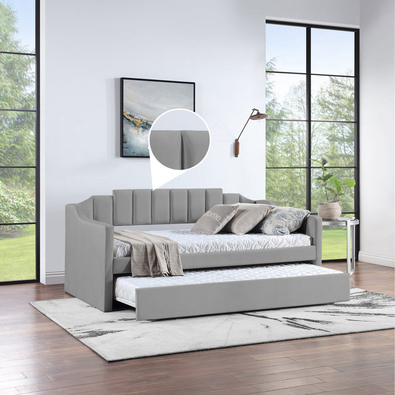 Lit de jour Travaris, Gris