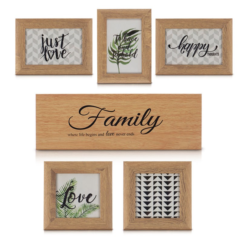 Guthrun Brown Picture Frame - Set of 5