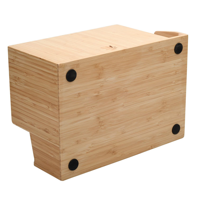 Support de boîte à mouchoirs et support pour tablette pour chambre à coucher et bureau, compartiments pour téléphones IPad, télécommandes, lunettes de lecture, blocs-notes et stylos