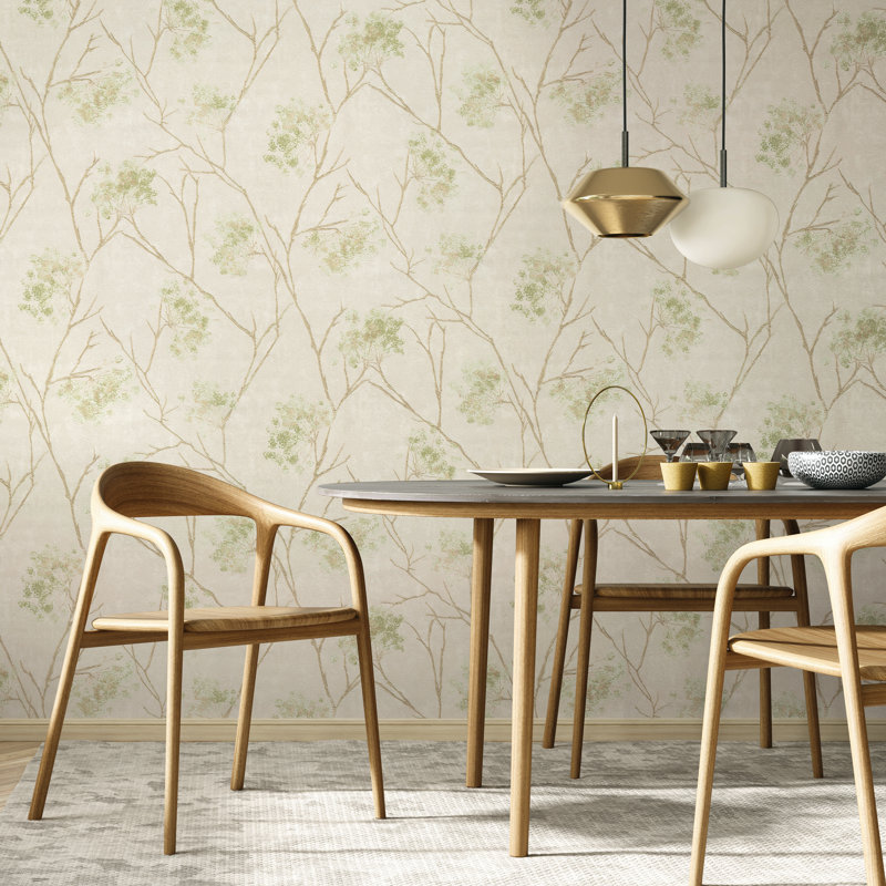 Codman 10.5m x 53cm Textured Non-Pasted Wallpaper Roll, Green