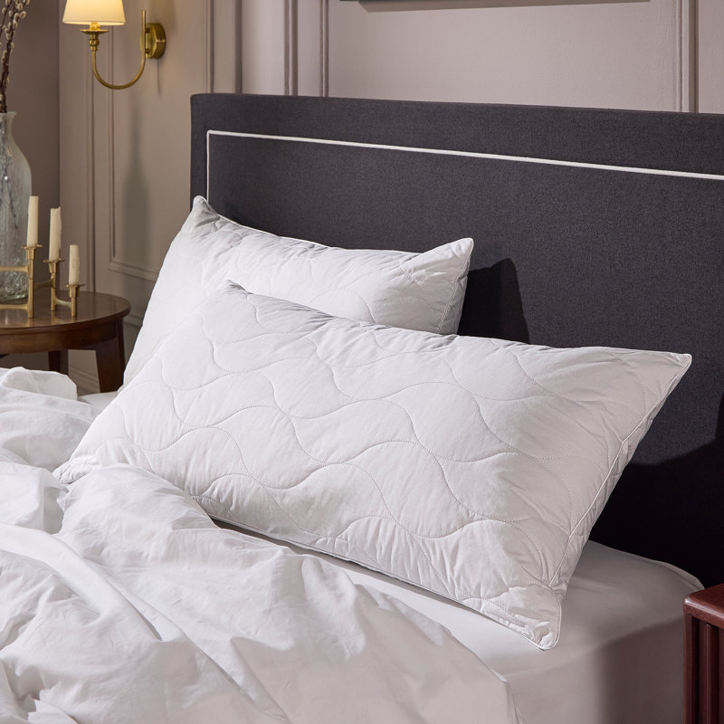 Hotel Luxury Cotton Quilted Kingsize Firm Pillow