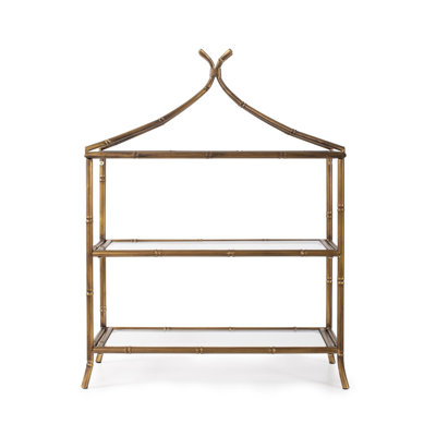 Doane Metal Bamboo Styled Shelving- Small