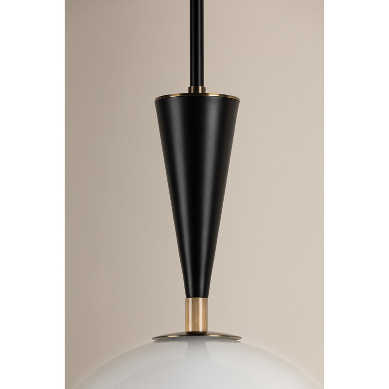 Payson 1 Light Pendant, 15.75" H x 12" W x 12" D