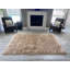 Tapis de couleur unie en fausse peau de mouton tissé à la machine Mar Vista-2124464184