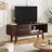 Modern Wood Tv Stand With Storage For 59 Inch Tv, Compact Mid-century Style For Living Room