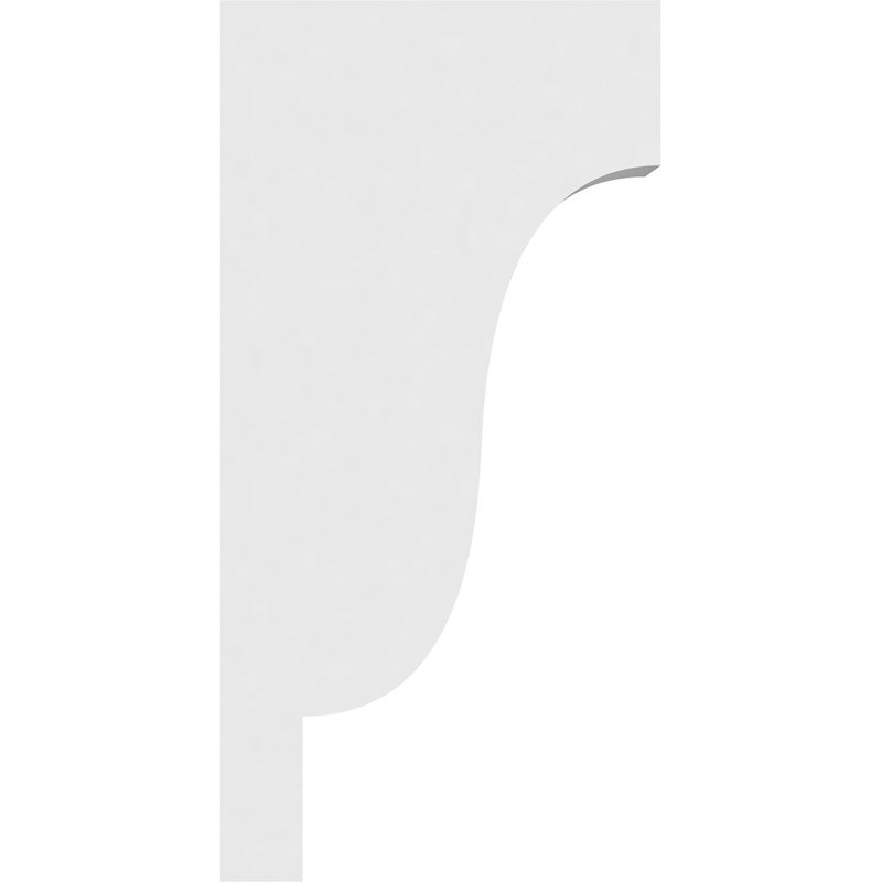 Corbeau en uréthane standard Newport Signature, brun clair apprêté, H 20 po x l 3 po x P 10 po
