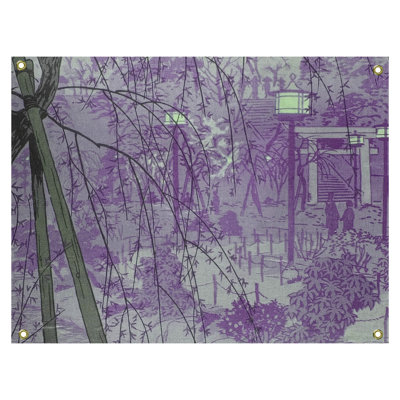 Tapisserie Maez Misty Evening at Shinobazu Pond