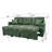 L-Shape 71" Wide Space-Saving Sleeper Sofa Upholstered Pull-Out Sofa Bed-77136647