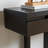 Entryway Hallway Console Table With One Drawer One Shelf Wooden Leg Frame Handleless Design