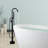 1 Handle Bathroom Freestanding Tub Filler with Diverter-65941728