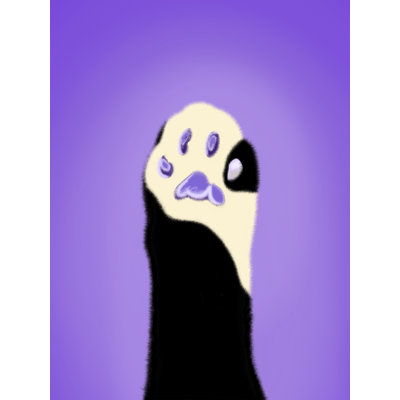 Teneya Cat Paw II by BigBadMullet - Wrapped Canvas Print