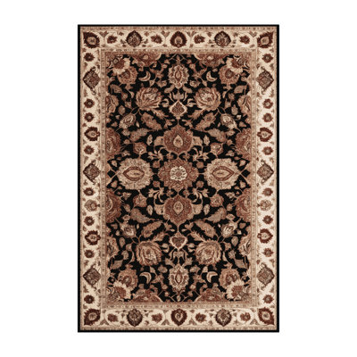Tapis brun lavable à la machine