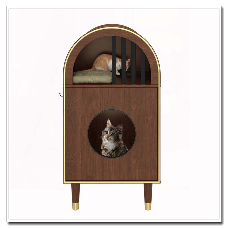 Lit pour chat 2 en 1, litière pour chat
