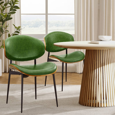 Chaise de salle à manger rembourrée Schrader