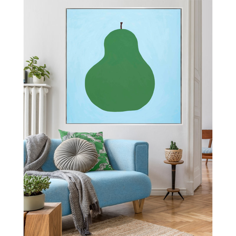 Fruit Salad 4 Print, White Framed, 40" H x 40" W