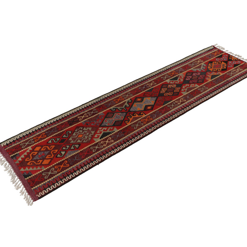 One-of-a-Kind 3'4" X 13' Hand Knotted Area Rug