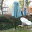 Parasol de patio à double face 14,8 pi. Grand rectangulaire. 100% matériau. Ouverture sans effort de la manivelle. Convient aux parapluies rectangulaires de jardin, de piscine et de jardin. . Fermeture simple