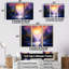 Alyda - Ensemble de salon d'art mural bateau-108459951-108459954