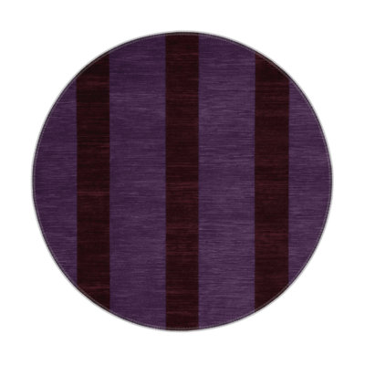 Tapis intérieur / extérieur mauve à carreaux