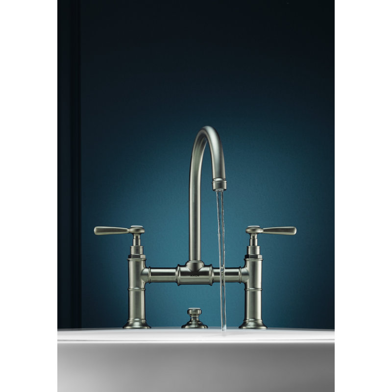 AXOR Montreux Widespread Bathroom Faucet, Chrome