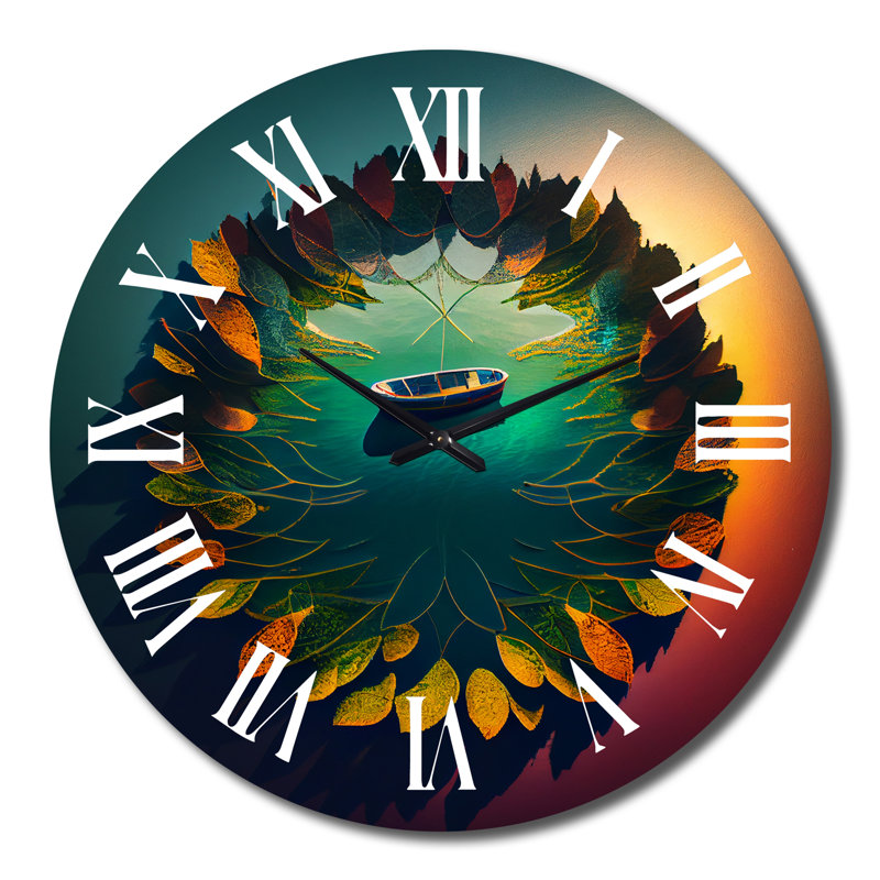 Horloge murale Arial View, Grand