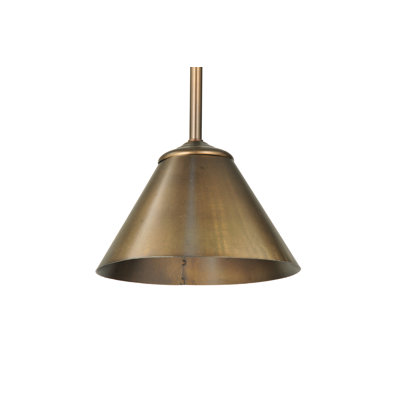 Luminaire suspendu 1 lumière à cône simple