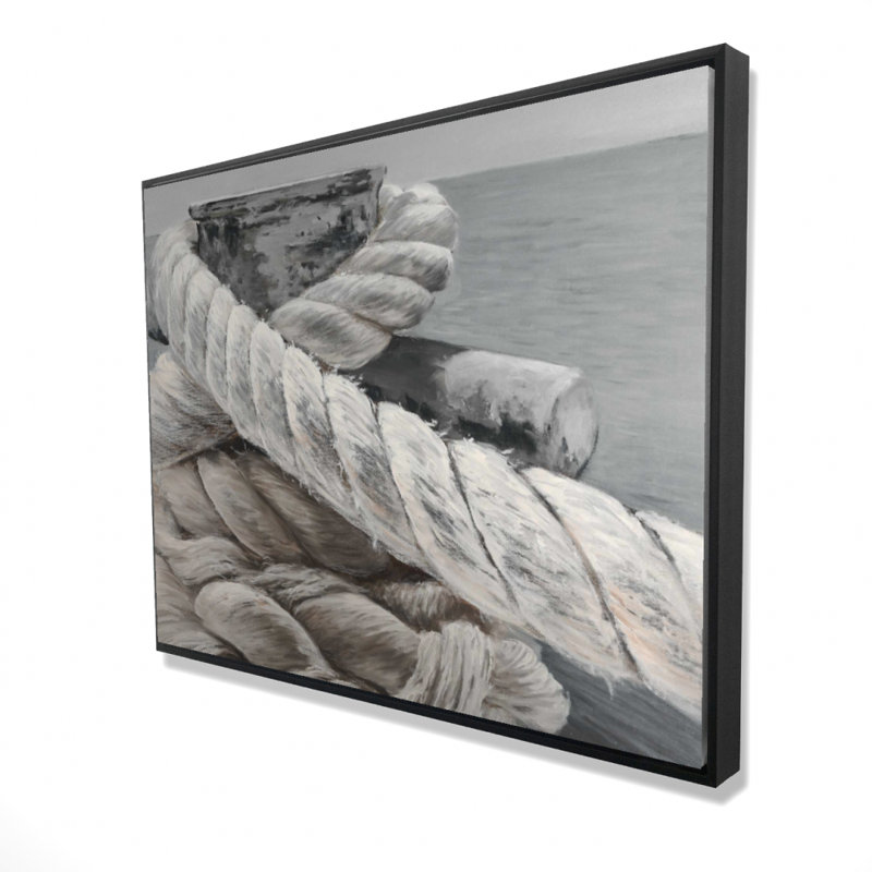 Twisted Boat Rope Print On Canvas