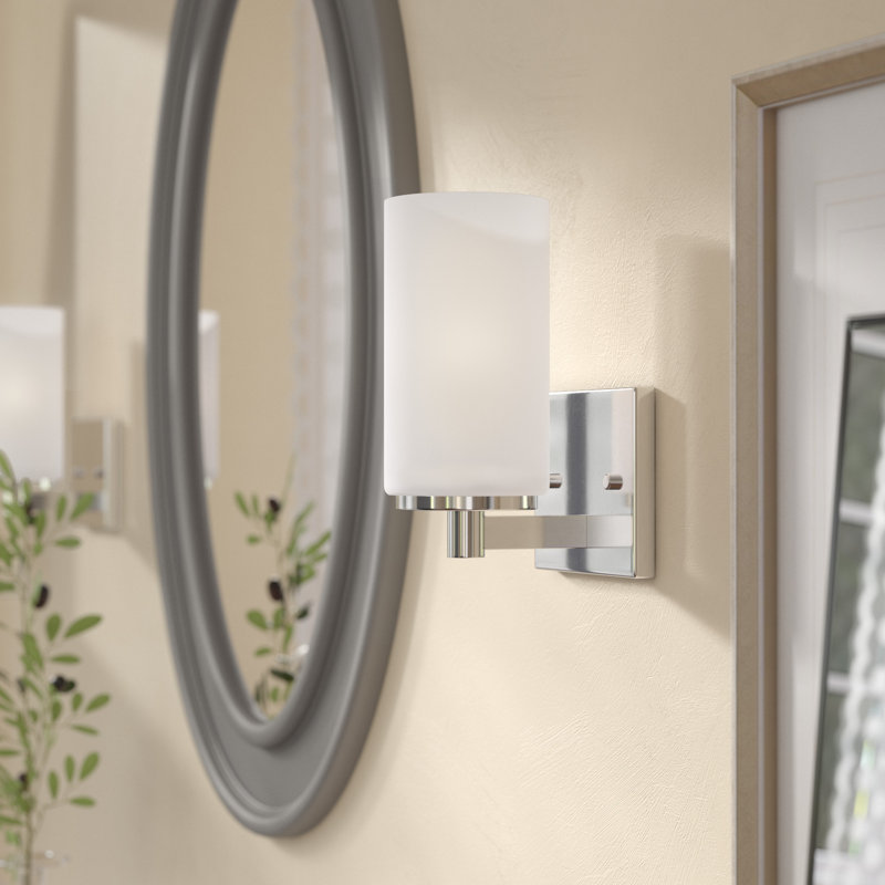 Hettinger Dimmable Bath Sconce, Chrome, Yes