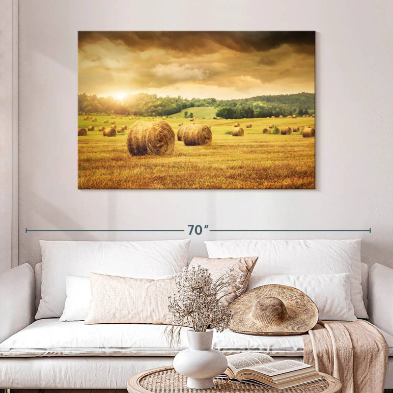 Kerrick Hay Bales, 32" H x 48" W