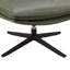Chaise longue pivotante en cuir Delana-112574277
