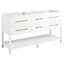 Ensemble de meuble-lavabo double 60 po avec lavabo sous le comptoir Robertson-49568506-75247368-75247372