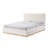 Aspen Wood Base Upholstered Boucle Platform Bed-114509197-114509199