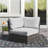 Shick Fully Assembled Corner Wedge Patio Chair With Cushions-22170124