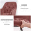 Modern Velvet/Linen Upholstered Dining Chair With Arm-317413327