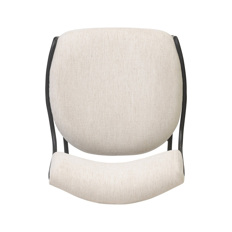 Nettie Dining Chair-Crypton Nomad Snow, Crypton Nomad Snow