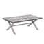 Ensemble de canapés modulaires en aluminium 5 pièces avec 2 chaises pivotantes Mondawe