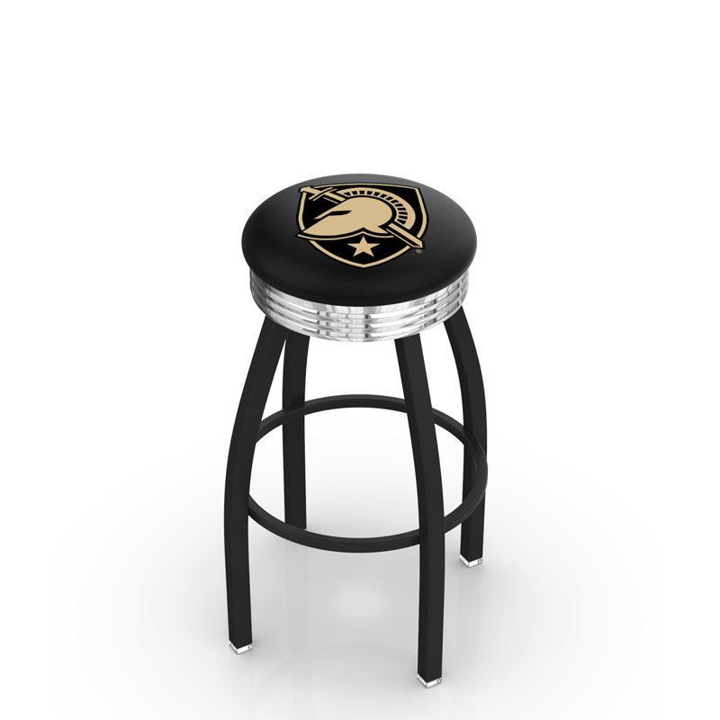 Tabouret de bar Logo Series, Tabouret de bar d'une hauteur de siège de 30 po, Chrome soudé solide, US Military Academy