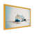 Toile avec cadre photo doré