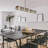 4-Light Kitchen Island Lighting With Crystal Accents