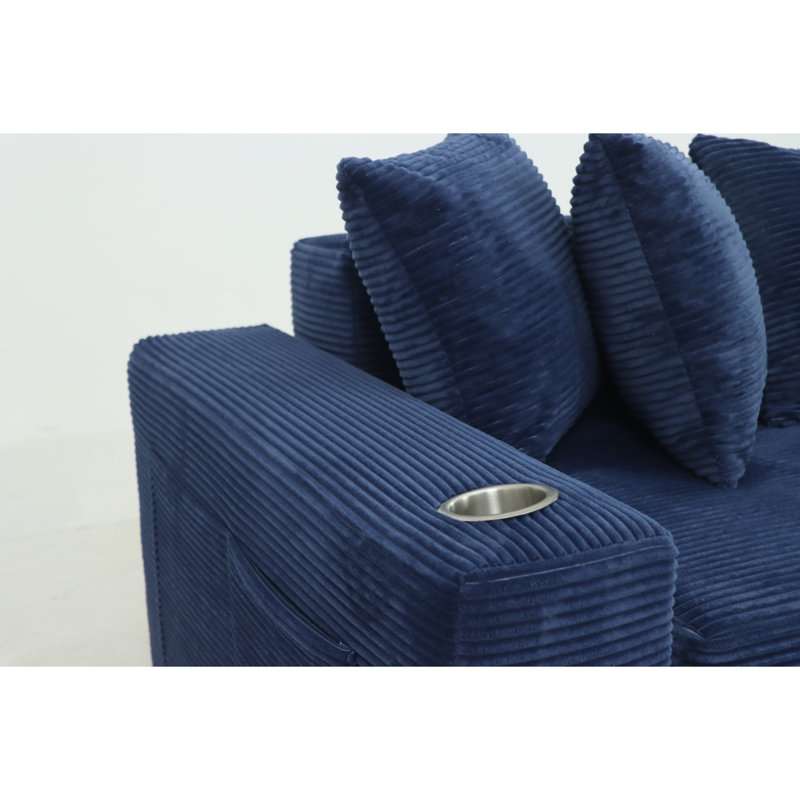 Canapé-lit pliant 76 po, Blue